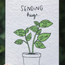 encouragement wildflower seed paper card for mental health